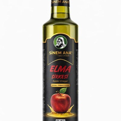 Sinem Ana Elma Sirkesi 500 ml doğal fermantasyon
